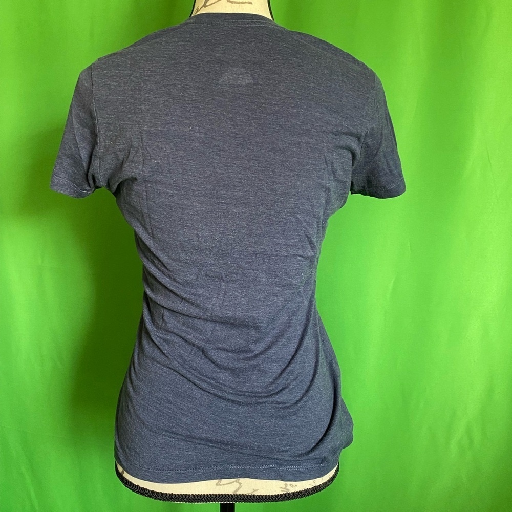 Denver Broncos Blue V-Neck T-Shirt - Picture 3 of 5